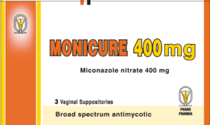 Monicure 400 mg suppository